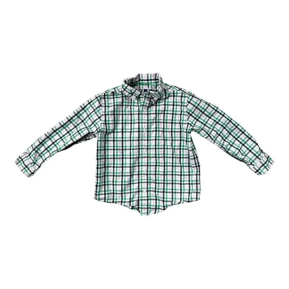 Janie & Jack | Plaid Poplin Shirt (4)